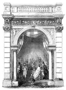 Royal Horticultural Society's Gardens, South Kensington: one of the arches of the Northern..., 1861. Creator: Unknown