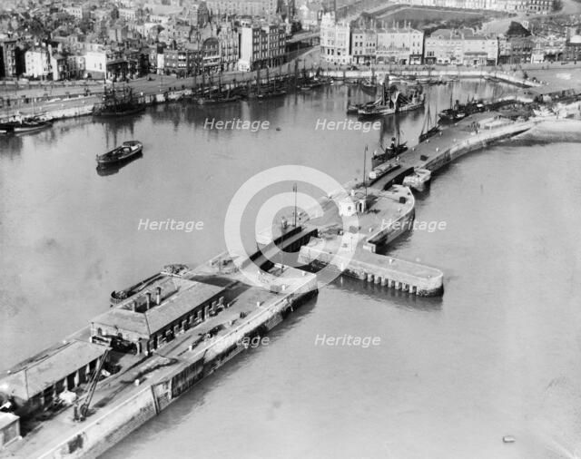 Royal Harbour, Ramsgate, Kent, 1920.  Artist: Aerofilms.