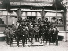 Royal hunting party, Isle of Ven, Sweden, 1903