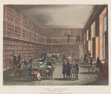 Royal Institution, Albemarle Street, May 1, 1809., May 1, 1809. Creator: Joseph Constantine Stadler