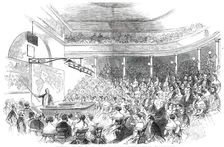 Royal Institution - Sir Roderick Murchison's Lecture on the Distribution of Gold Ore, 1850. Creator: Unknown