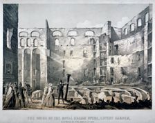 Royal Italian Opera House, Covent Garden, London, 1856. Artist: Anon