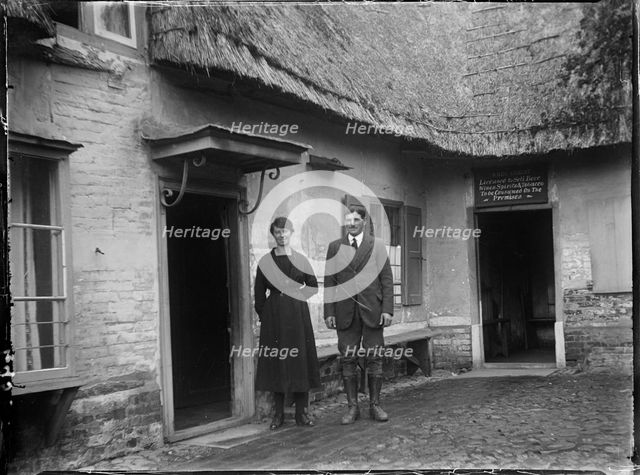 Royal Oak Inn, Wootton Rivers, Wiltshire, 1923. Creator: Katherine Jean Macfee.