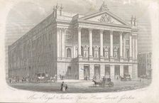 Royal Opera House Covent Garden, London, Mid of the 19th century. Creator: Wood, J.T. (active Mid of the 19th cen.)