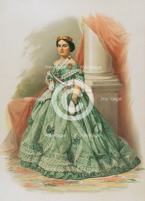 Royal Order of the Noble Ladies of Queen Maria Luisa, 1865.  Creator: Unknown.