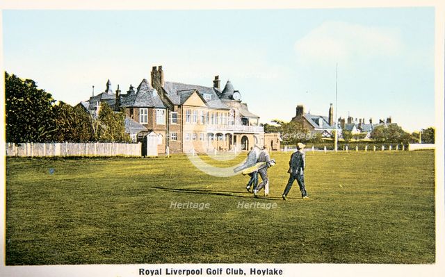 Royal Liverpool golf club, Hoylake, c1910. Creator: Unknown.