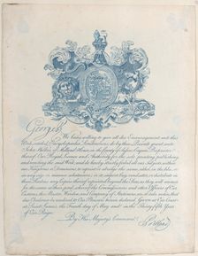 Royal Licence and Copyright for Encyclopaedia Londinesis, 19th century., 19th century. Creator: Anon