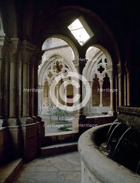 Royal Monastery of Santa Maria de Poblet, Vimbodí, Tarragona province, Catalonia, Spain, 1998. Creator: LTL.