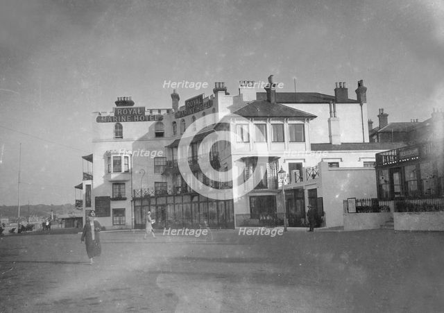 Royal Marine Hotel, Cowes, Isle of Wight, c1935. Creator: Kirk & Sons of Cowes.