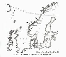 Royal Marine landings in Norway, World War II, 1940 (1944). Creator: Unknown