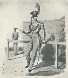 Royal Marines, Master of the Band (1830) 1830 (1909). Artist: Maxim Gauci