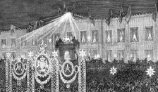 Royal Marriage Festivities at Moscow: ball and illumination at the Governor’s Palace, 1874. Creator: Unknown
