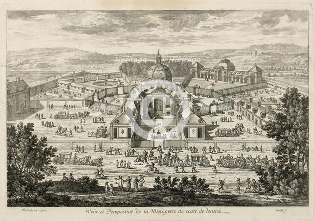 Royal Menagerie of Versailles. Creator: Pérelle, Gabriel (1604-1677).