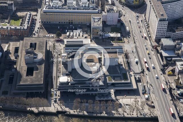 Royal National Theatre and IBM Building, South Bank, Lambeth, London, 2018. Creator: Historic England Staff Photographer.