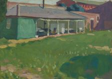 Royal Naval Hospital, Haslar: ward for open-air treatment, c1918. Creator: Jan Gordon