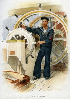 Royal Navy 2nd class Petty Officer, c1890-c1893.Artist: William Christian Symons