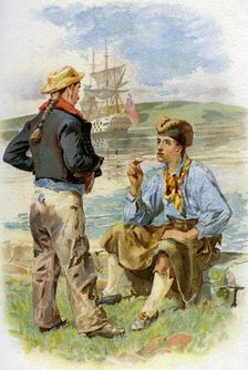 Royal Navy sailors, 18th century (c1890-c1893)