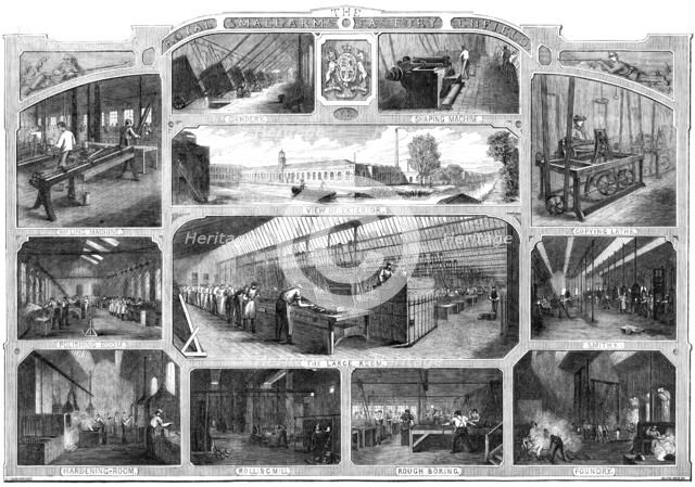 Royal Small Arms Factory, Enfield, 1861. Creator: William James Palmer.