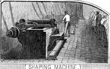 Royal Small Arms Factory, Enfield: Shaping Machine, 1861. Creator: William James Palmer