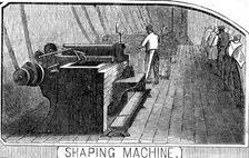 Royal Small Arms Factory, Enfield: Shaping Machine, 1861. Creator: William James Palmer