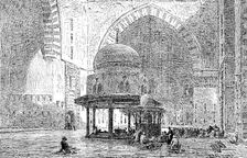 Royal Soc. Painters in Water Colours: "Int. Mosque of Sultan Hassan, Cairo" - E. A. Goodall, 1890. Creator: Unknown