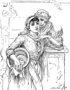 Royal Society of Painters in Water Colours: "A Plea for an Absent One" - J. Parker, 1890. Creator: Unknown