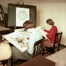 Royal School of Needlework, c1955. Creator: Arthur Charles Kirby Ware
