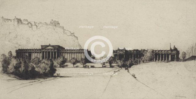 Royal Scottish Academy, 1916. Creator: David Young Cameron.