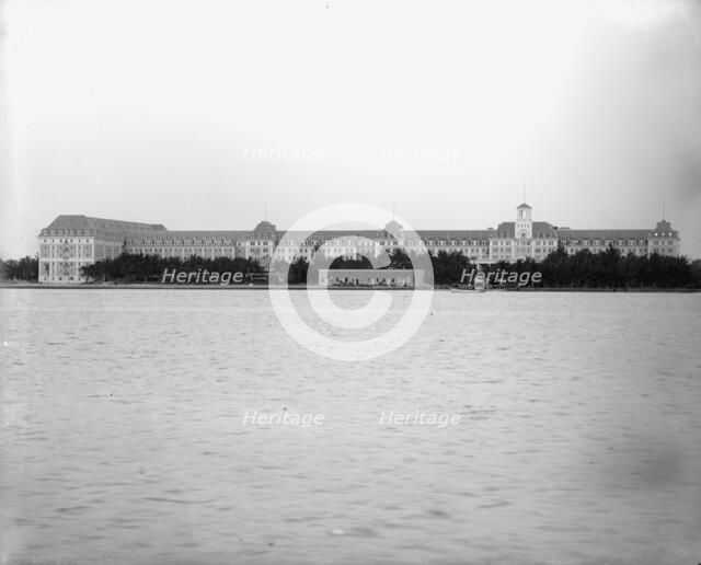 Royal Poinciana Hotel from wharf, Palm Beach, Fla., 1902. Creator: Unknown.