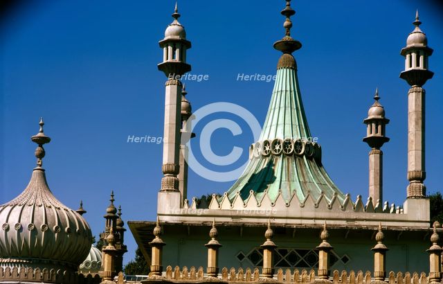 Royal Pavilion, Brighton, East Sussex, 1960s.  Artist: Eric de Maré