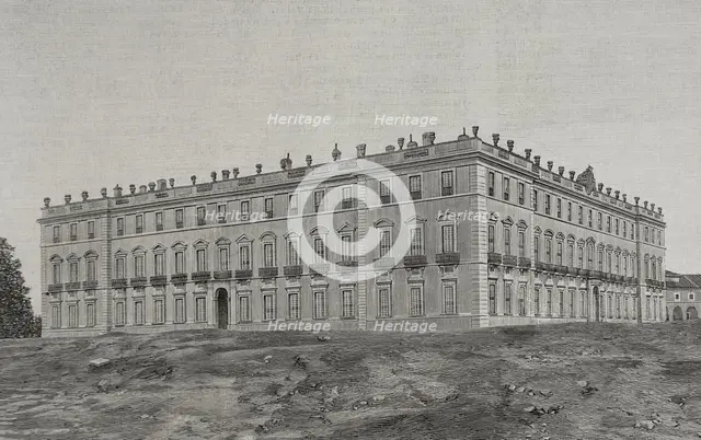 Royal Palace of Riofrío, La Losa, Segovia province, Spain, 1898. Creator: Unknown.