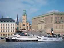 Royal Palace, Stockholm, Sweden. Creator: Peter Thompson