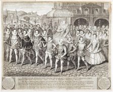 Royal procession of Queen Elizabeth I, c1580 (1744). Artist: George Vertue