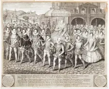 Royal procession of Queen Elizabeth I, c1580 (1744). Creator: George Vertue