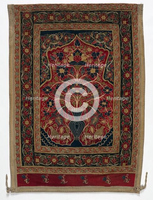 Royal Round Tent made for Muhammad Shah (wall panel with one panel B), 1834-1848. Creator: Unknown.