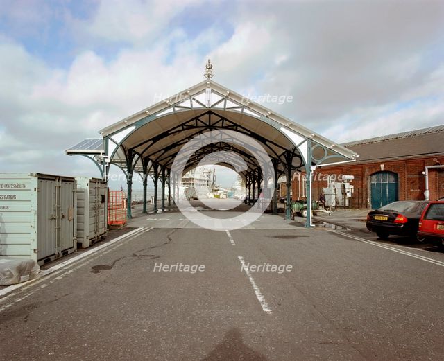 Royal Railway Shelter, South Railway Jetty, Portsea, Hampshire, 2001. Artist: M Hesketh-Roberts