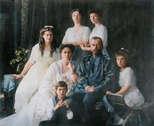 Royal Russian family, 1914. Creator: Bain News Service