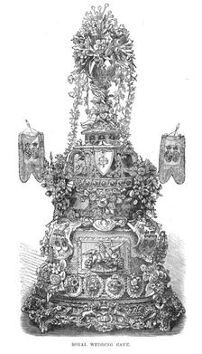 Royal Wedding Cake, 1871. Creator: Unknown