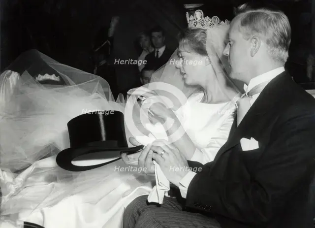 Royal wedding, Stockholm, Sweden, 25 May 1961.  Creator: Unknown.