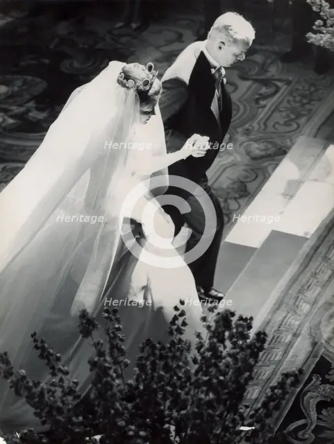 Royal wedding, Stockholm, Sweden, 25 May 1961.  Creator: Unknown.