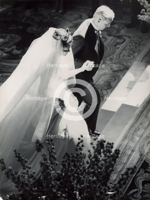 Royal wedding, Stockholm, Sweden, 25 May 1961.  Creator: Unknown.