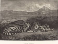 Royal Tiger (Tigre Royal), 1829. Creator: Eugene Delacroix