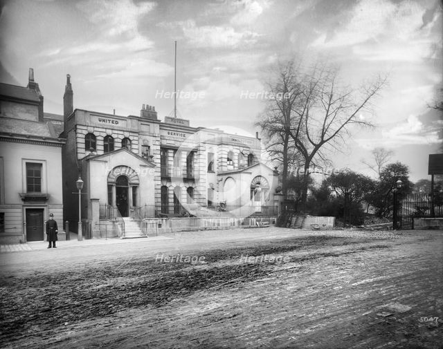 Royal United Services Institution, Horse Guards Avenue, Westminster, London, 1884. Artist: Henry Bedford Lemere.