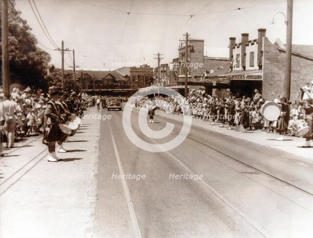 Royal visit, 1954. Creator: Unknown.