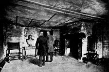 Royal Visit to Warwickshire: the Prince of Wales viewing the room in which Shakspere was born, 1895. Creator: George Meisenbach