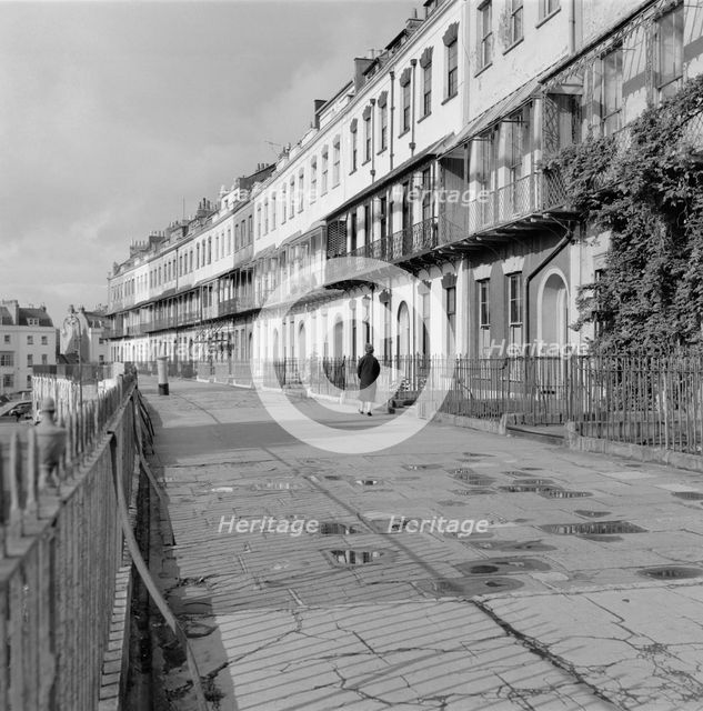 Royal York Crescent, Clifton, Bristol, 1945. Artist: Eric de Maré