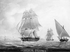 Royal Yacht Squadron painting of Louisa Creator: Kirk & Sons of Cowes