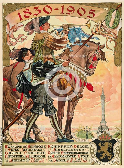 Royaume de Belgique 1830-1905 Creator: Fernand Toussaint.