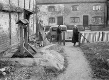 Road testing a Triumph Scorpion, Horley, Surrey, 1931. Artist: Bill Brunell