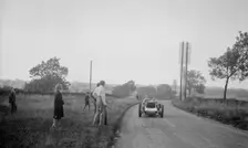 Road testing Raymond Mays Vauxhall-Villiers, c1930s. Artist: Bill Brunell